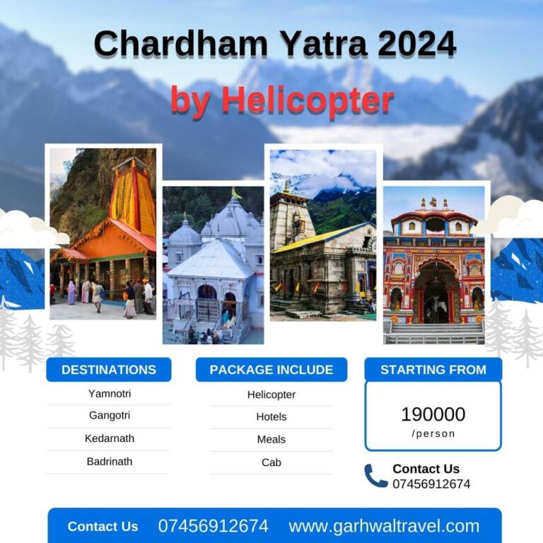 Chardham Yatra 2024 by Helicopter